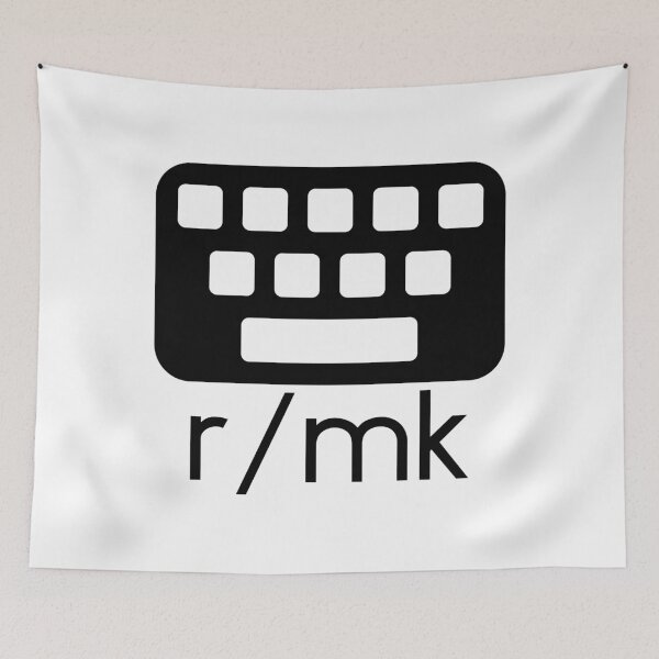 Item preview, r/mechanicalkeyboards staggered bumper sticker designed and sold by MechMerchClub.