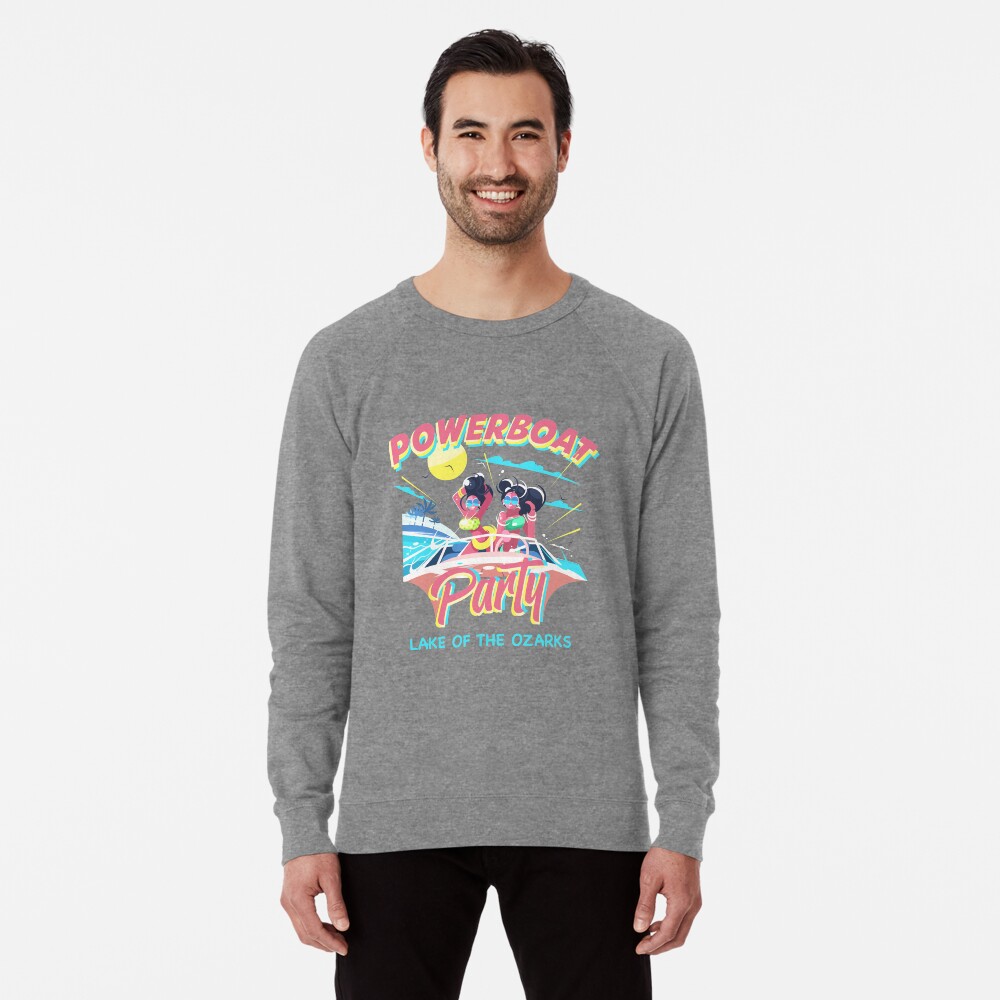 Item preview, Lightweight Sweatshirt designed and sold by powerboatparty.
