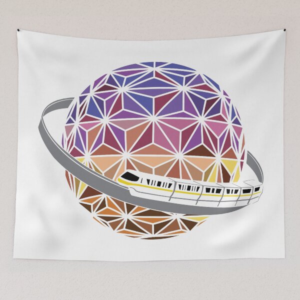Item preview, Spaceship Saturn With Yellow Monorail designed and sold by MedievalMagic.