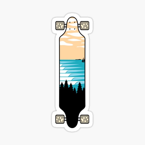 Artikel-Vorschau von Longboard Summer Pine, designt und verkauft von Fangpunk.