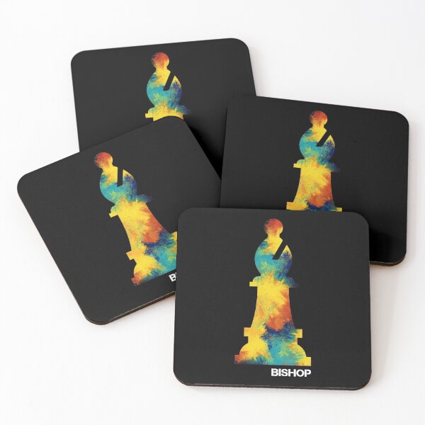 Item preview, Bishop Chess Piece Color Splash designed and sold by Koi-Art.