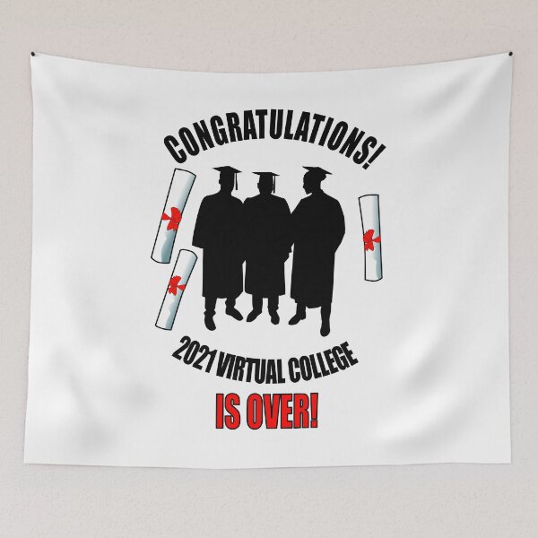 Item preview, Congratulation! 2021 Virtual College is Over! designed and sold by TJHstudio.