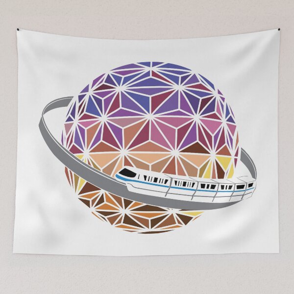 Item preview, Spaceship Saturn With Blue Monorail designed and sold by MedievalMagic.
