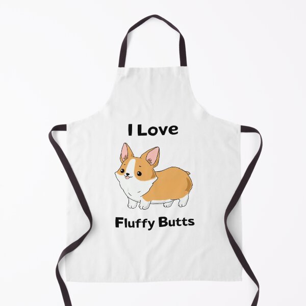 Item preview, I Love Fluffy Butts - Corgi designed and sold by sugarclip.