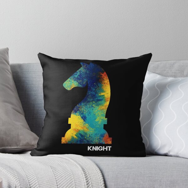 Item preview, Knight Chess Piece Color Splash designed and sold by Koi-Art.