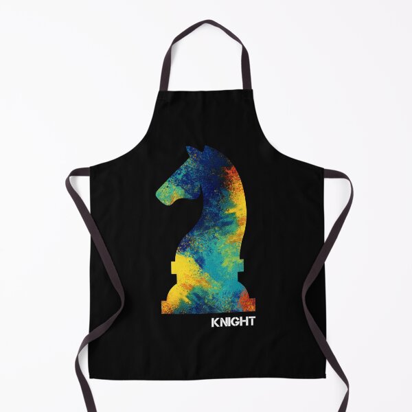 Item preview, Knight Chess Piece Color Splash designed and sold by Koi-Art.