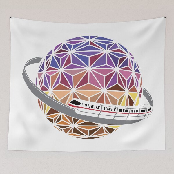 Item preview, Spaceship Saturn With Red Monorail designed and sold by MedievalMagic.