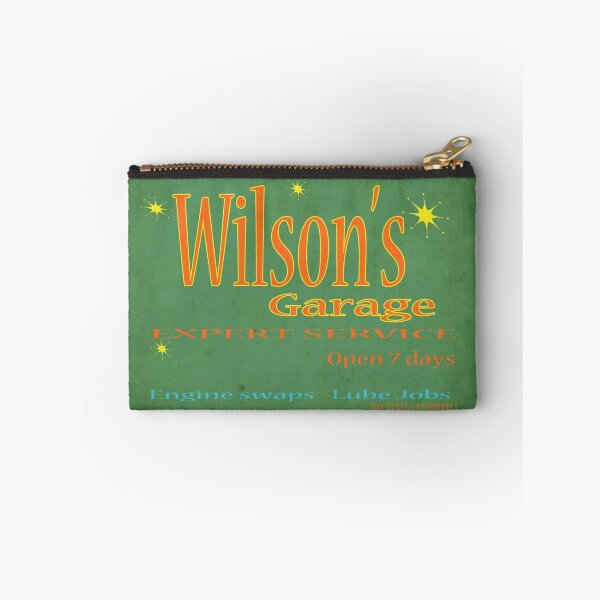 Item preview, Wilsons Garage Vintage style sign designed and sold by thatstickerguy.