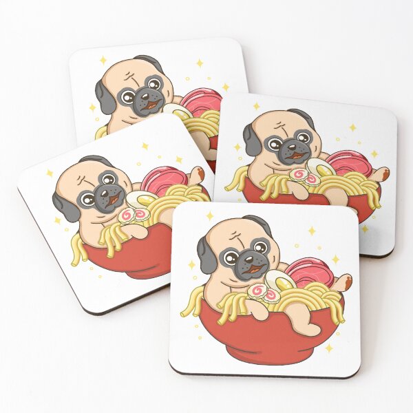 Item preview, Little Pug and Ramen designed and sold by Kimprut.