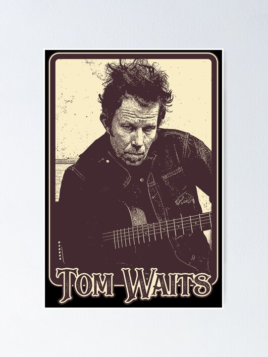 Tom Waits portrait tribute