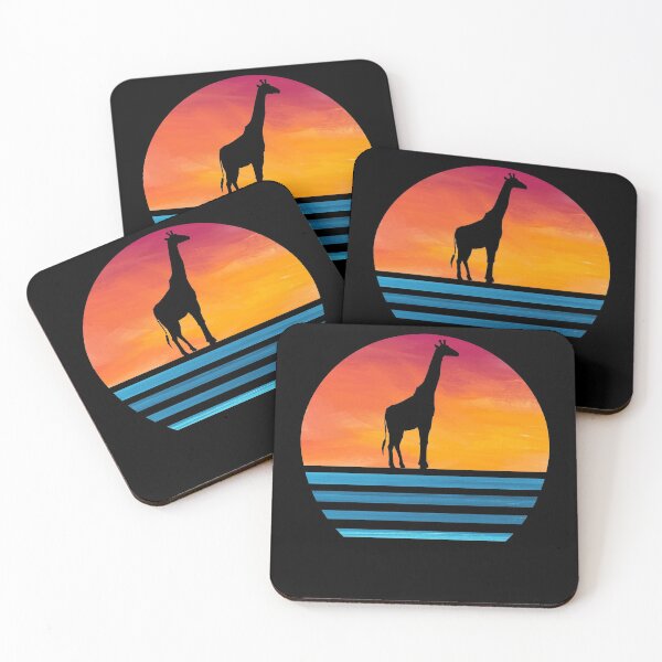 Item preview, funny giraffe lover vintage silhouette gifts designed and sold by alaechamlal.