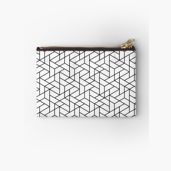 Item preview, Black And White Geometric Line Pattern designed and sold by virillanissa.
