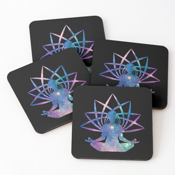 Item preview, Cosmic Yoga Meditation - Galaxy Aura, Breathe, Focus, Just Be designed and sold by FlyingFoxDesign.