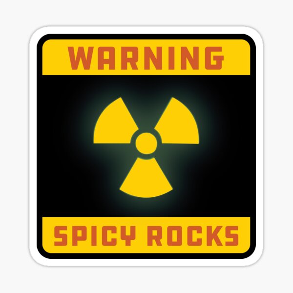 Artikel-Vorschau von Achtung: Spicy Rocks, designt und verkauft von brainthought.