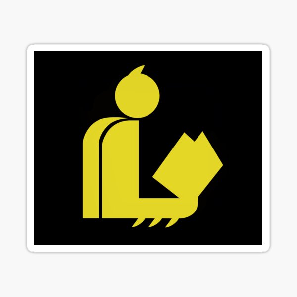 Bat Gentleman Reads Sticker