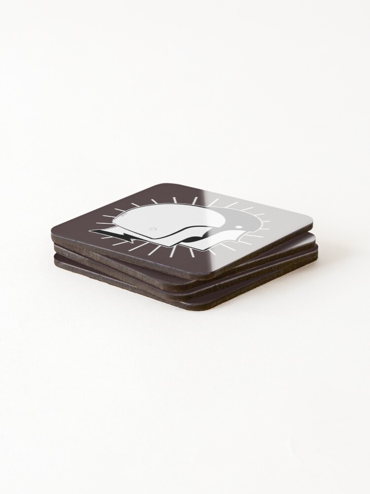 Thumbnail 4 of 5, Coasters (Set of 4), Intrepid Riders logo designed and sold by IntrepidRiders.