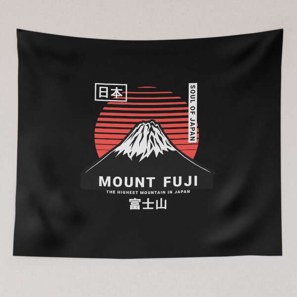 Item preview, Fuji Mount Tokyo Japan Fujiyama Japanese Inspired 80s Style designed and sold by enjoytheshirt.