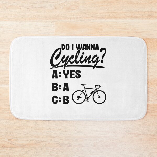 Item preview, Do I Wanna Cycling? Bicycle Quote Funny Cyclist Biking Gift designed and sold by Stronzi.