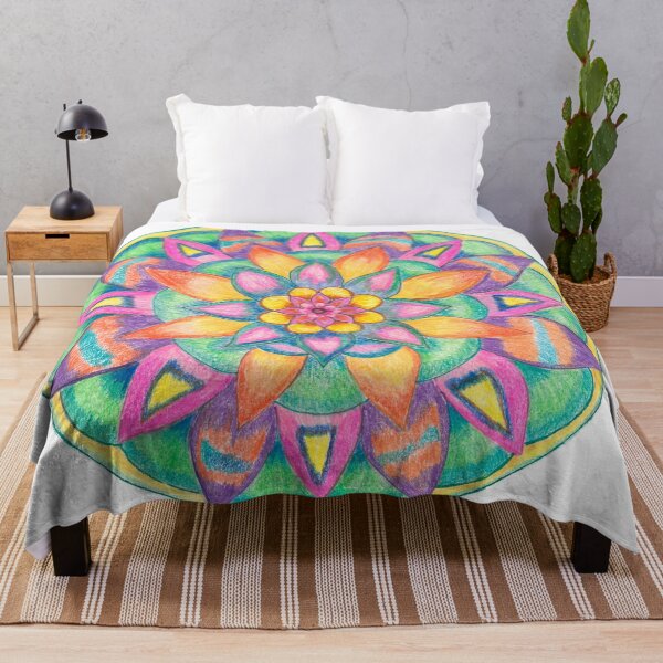 Item preview, Flower Mandala with Real Feathers designed and sold by CarlaBedia.