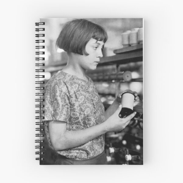 Item preview, Young Girl Working At Cheney Silk Mills - Lewis Hine 1924 designed and sold by warishellstore.