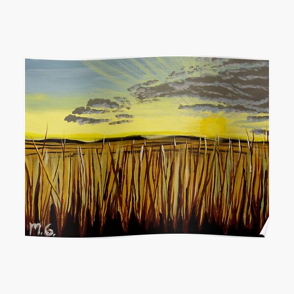 Prairie Sunset Poster