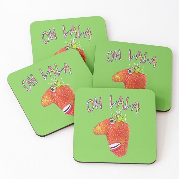 Item preview, Oh lala - funny strawberry - photo edit with lettering designed and sold by kikidu21.