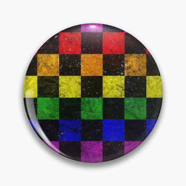 Item preview, Pride checker designed and sold by HauntedMammoth.
