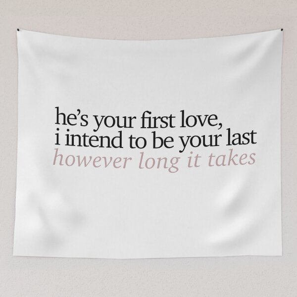 Item preview, he's your first love - klaroline designed and sold by Christina Georgiou.