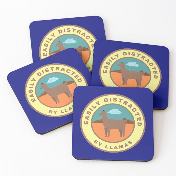 Item preview, Easily distracted by Llamas designed and sold by fev-rocks.