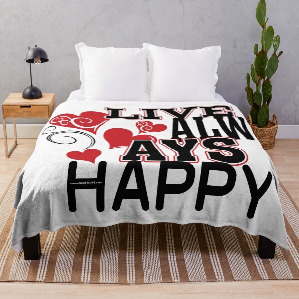 Item preview, Live always happy heart designed and sold by Vectshirt-shop.