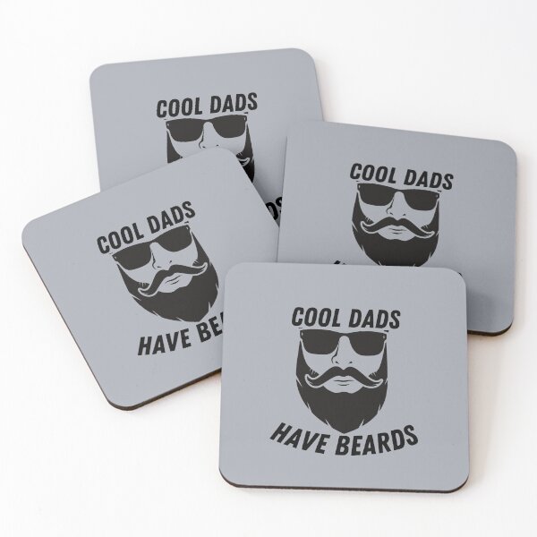 Item preview, COOL DADS HAVE BEARDS designed and sold by SmartTShirtTime.