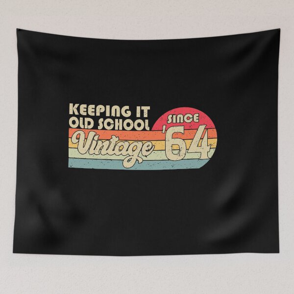 Item preview, 1964 Vintage, Keeping It Old School Since '64 Retro Birthday designed and sold by YAHIA-14.