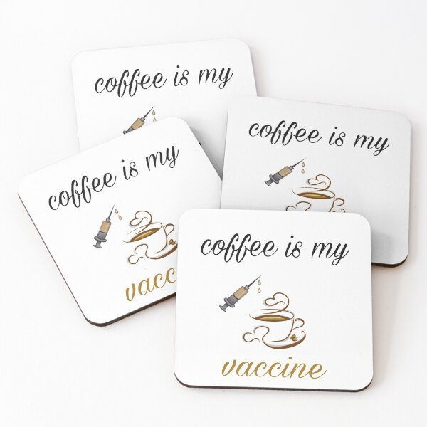 Item preview, Coffee is my vaccine  designed and sold by SLVADORDALY.