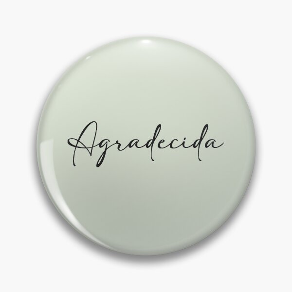 Item preview, Agradecida, Spanish Motivational Quote designed and sold by Aryam Quotes.
