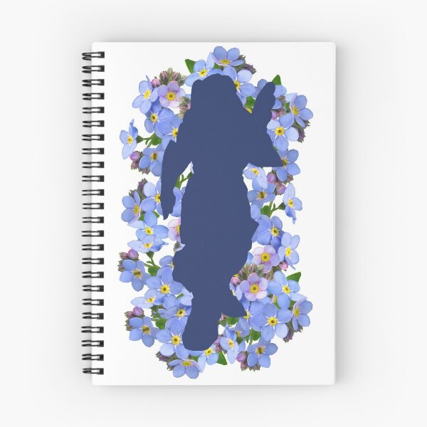 Item preview, Iida with Forget-me-nots designed and sold by Ottereggs.