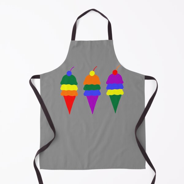Item preview, LGBT pride ice cream rainbow designed and sold by Cedarrue.
