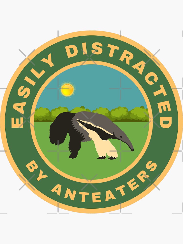 T Pose Anteater Sticker for Sale by AnteaterGuy