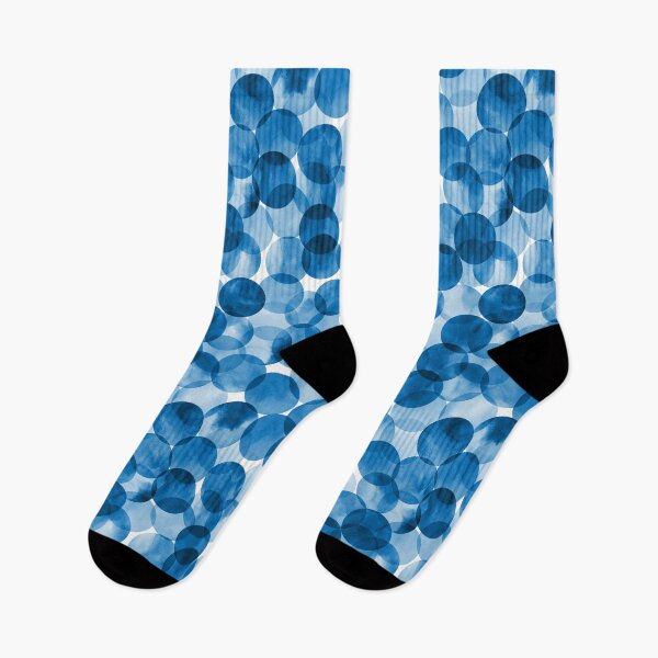 Item preview, Deep Blue Sea Bokeh Dots designed and sold by KrisInStitches.