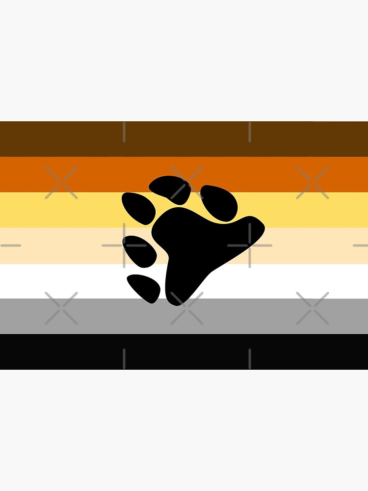 “Bear Pride Flag” Poster by identipride | Redbubble