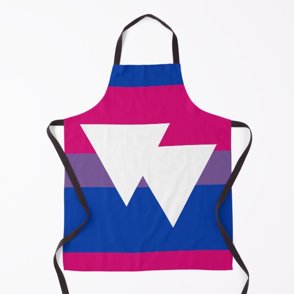 Item preview, Bandera del símbolo del orgullo bisexual designed and sold by identipride.