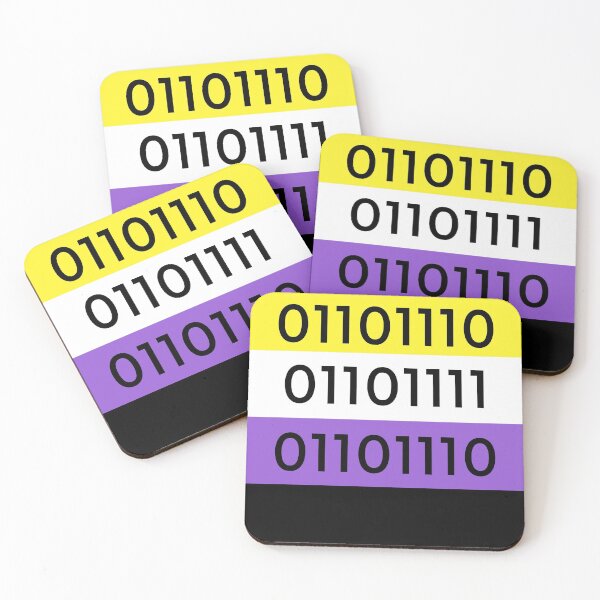 Item preview, Non in Binary on the Non-binary flag designed and sold by autisticcreator.