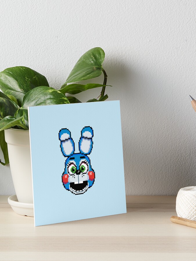 Five Nights at Freddy's 2 - Pixel art - Toy Bonnie Art Board Print for  Sale by GEEKsomniac