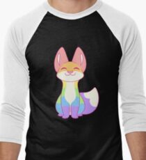 Gay Pride Fox Men's Baseball ¾ T-Shirt