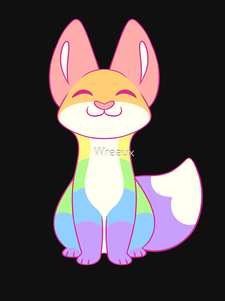 Thumbnail 3 of 3, Tank Top, Gay Pride Fox designed and sold by Wreaux.