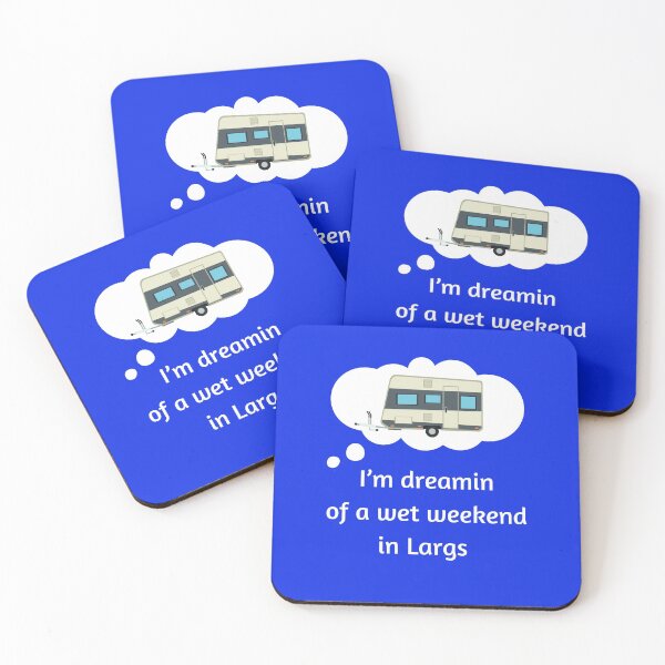 Item preview, Wet Weekend in Largs (Available in Blue and Red) designed and sold by Hampshire Historica.