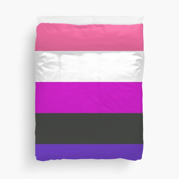 Genderfluid Pride Flag Duvet Cover