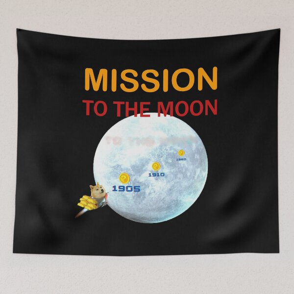 Item preview, Mission To The Moon Dogecoin <Price increases > designed and sold by DivineLiveShop.