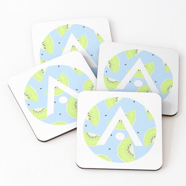Item preview, Blue Kiwi Slice Aveda Logo designed and sold by Dalaura.