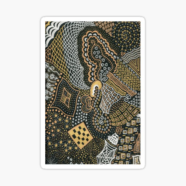 Zentangle 1 Sticker