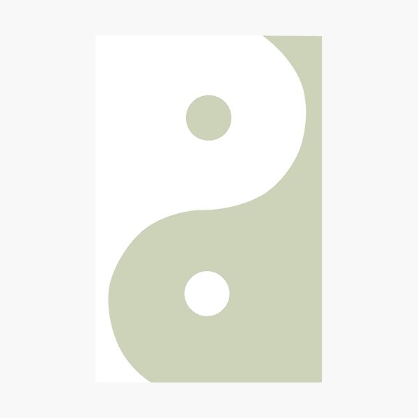 Item preview, yin and yang art print designed and sold by kierawalz.